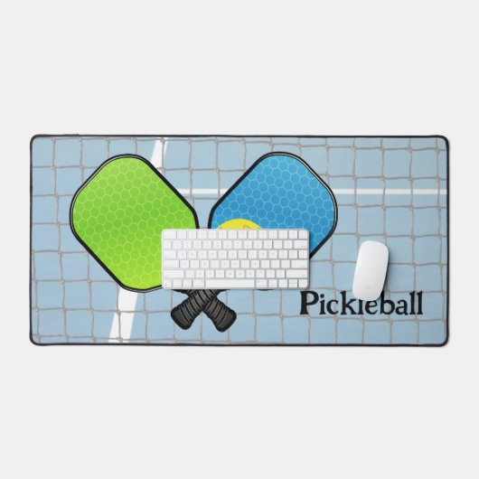 Pickleball Design Desk Mat (Keyboard & Muis)