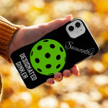 Pickleball Designated Dinker | Funny Pickleball Samsung Galaxy Hoesje<br><div class="desc">Pickleball Designated Dinker | Funny Pickleball op de fijne zwarte glitterachtergrond Samsung Galaxy S22 Hoesje. Gemakkelijk om de naam aan uw eigen of aan die pickleballenthousiast in uw leven aan te passen. Maak je klaar om je liefde voor pickleball (en je gevoel voor humor) af te shows met deze grappige...</div>