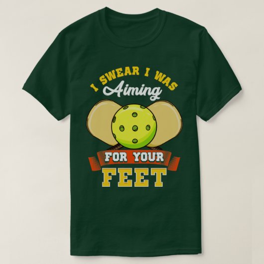 Pickleball die ik zweer... ik wilde je niet verget t-shirt (Design voorkant)