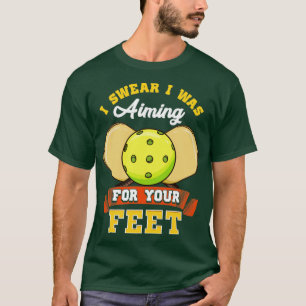 Pickleball die ik zweer... ik wilde je niet verget t-shirt