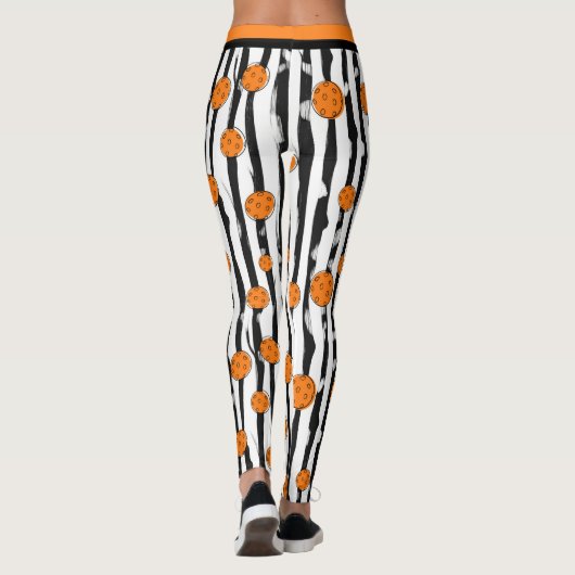 Pickleball Dink & Dash Stripes Leggings (Achterkant)