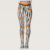 Pickleball Dink & Dash Stripes Leggings (Voorkant)