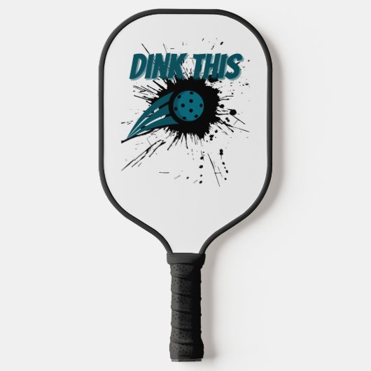 Pickleball Dink deze Pickleball Smash Grappig Pickleball Paddle (Voorkant)
