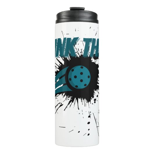 Pickleball Dink deze Pickleball Smash Grappig Thermosbeker (Voorkant)