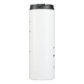 Pickleball Dink deze Pickleball Smash Grappig Thermosbeker (Achterkant)