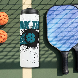 Pickleball Dink deze Pickleball Smash Grappig Thermosbeker