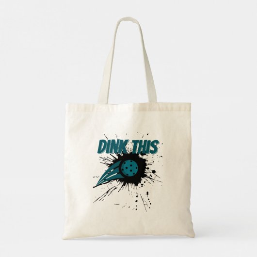 Pickleball Dink deze Pickleball Smash Grappig Tote Bag (Achterkant)