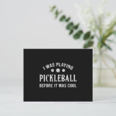 Pickleball Dink ik speelde met Pickleball Player Briefkaart (Staand voorkant)