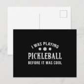 Pickleball Dink ik speelde met Pickleball Player Briefkaart (Voorkant / Achterkant)