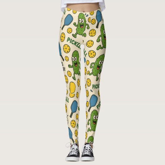 PICKLEBALL DINK LATEN WE SPELEN LEGGINGS (Voorkant)