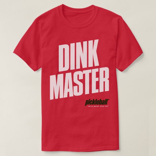 Pickleball Dink Master T-shirt (Design voorkant)