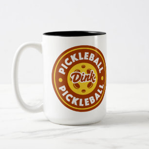 Pickleball "Dink" Tweekleurige Koffiemok