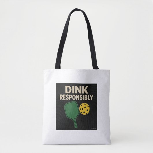 Pickleball Dink Verantwoord Tas (Voorkant)
