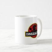 Pickleball Dinkasaurus Koffiemok (Voorkant rechts)