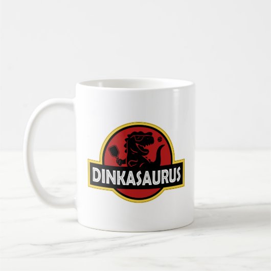 Pickleball Dinkasaurus Koffiemok (Links)