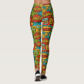 Pickleball DINKED! Leggings met komische vibes (Achterkant)