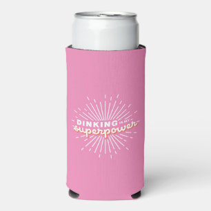 Pickleball Dinken is mijn Superpower Funny Gift Seltzer Blikjeskoeler