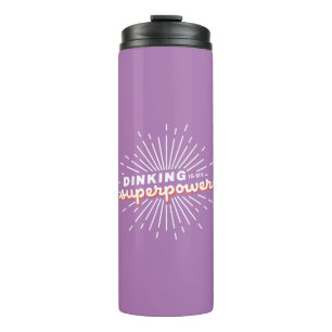 Pickleball Dinken is mijn Superpower Funny Gift Thermosbeker