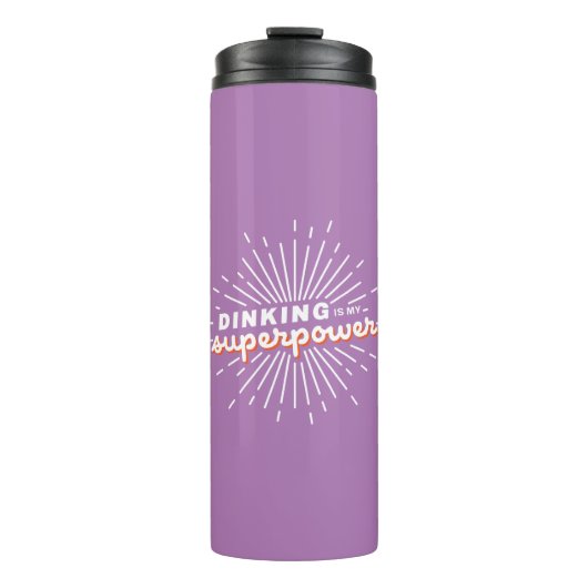 Pickleball Dinken is mijn Superpower Funny Gift Thermosbeker (Voorkant)