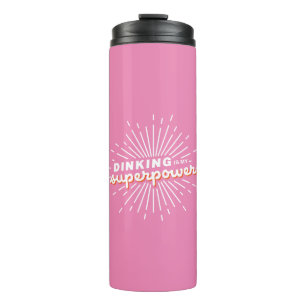 Pickleball Dinken is mijn Superpower Funny Gift Thermosbeker