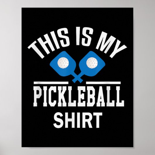 Pickleball - Dinker Badminton Tennis Pickleball Ca Poster (Voorkant)