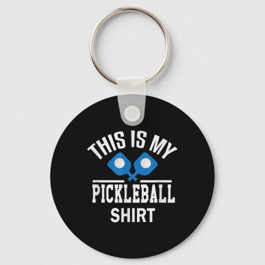 Pickleball - Dinker Badminton Tennis Pickleball Gi Sleutelhanger (Voorkant)