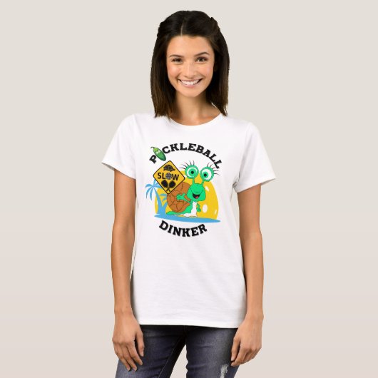 pickleball dinker t-shirt (Voorkant volledig)