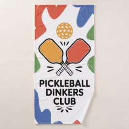 Pickleball Dinkers Club Paddle Grafische Sportart Badhanddoek