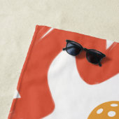 Pickleball Dinkers Club Paddle Graphic Strandlaken (In situ)