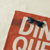 Pickleball Dinkin' Queen!! Cadeau voor haar Strandlaken (In situ)