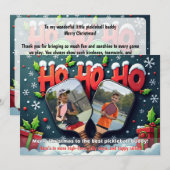 Pickleball Dinkin’ Through the Snow Feestdagenkaart (Voorkant / Achterkant)