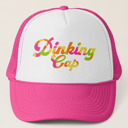 Pickleball Dinking Pet Trucker Hat (Voorkant)