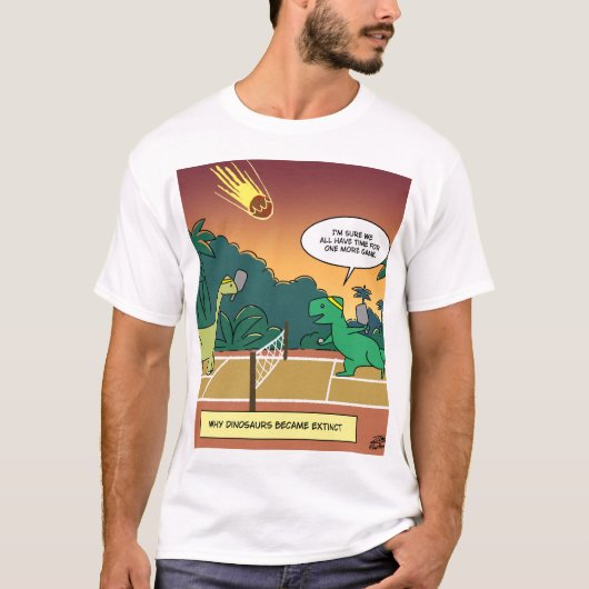 Pickleball Dinos T-shirt (Voorkant)