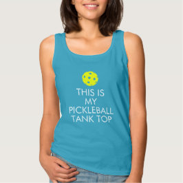 Pickleball "Dit is mijn Pickleball Tank Tanktop"