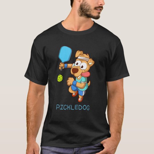 Pickleball dog PICKLEDOG T-shirt (Voorkant)
