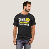 Pickleball don't get smashed t-shirt (Voorkant volledig)