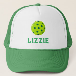 Pickleball Douanenaam, Tekst, Monogram DIY Trucker Pet