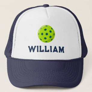 Pickleball Douanenaam, Tekst, Monogram   DIY Trucker Pet