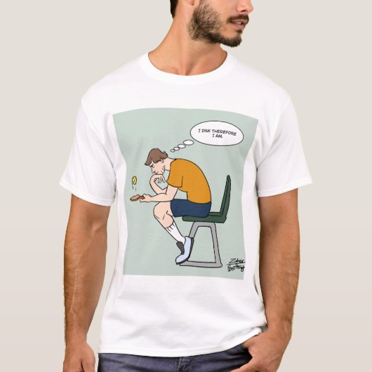 Pickleball: drankjes t-shirt (Voorkant)