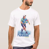 Pickleball Drawing T-shirt (Voorkant)