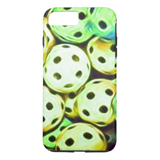 Pickleball Dream Yellow en Green Balls Case-Mate iPhone Case (Achterkant)