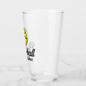 Pickleball drink glas met een grappig citaat (Links)