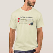 Pickleball - Eat, Dink en Wees Merry T-shirt (Voorkant)