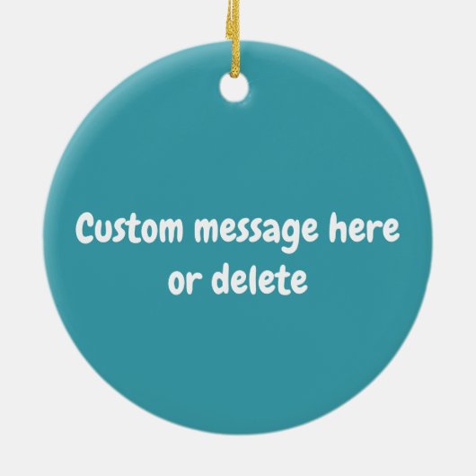 Pickleball Eat Sleep Pickleball groene tekst Keramisch Ornament (Achterkant)