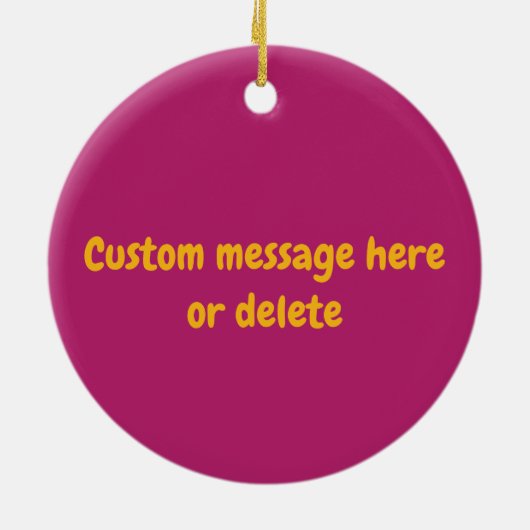 Pickleball Eat Sleep Pickleball maroon aangepast Keramisch Ornament (Achterkant)