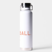 Pickleball: Eet slaap Pickleball Herhalen Waterfles (Achterkant)