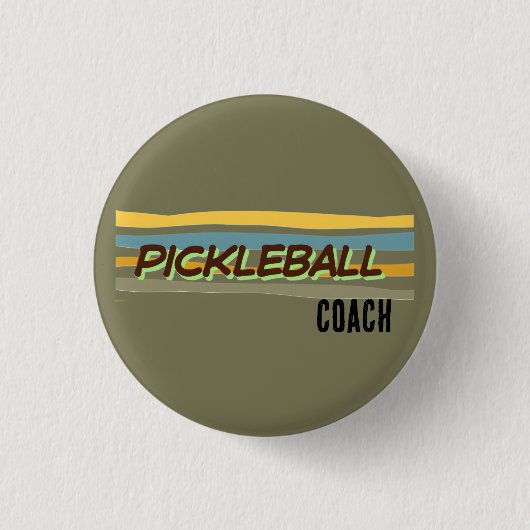 Pickleball Elite cadeau Ronde Button 3,2 Cm (Voorkant)