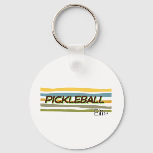 Pickleball Elite spelerssport Sleutelhanger (Voorkant)