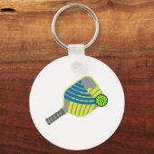 Pickleball Elite spelerssport Sleutelhanger (Achterkant)