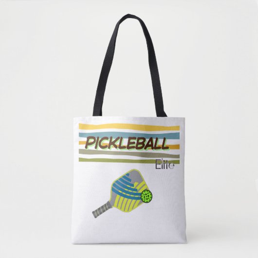 Pickleball Elite spelerssport Tote Bag (Voorkant)